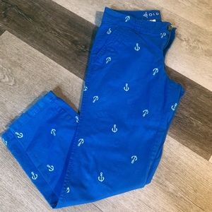 Anchor print capris from Old Navy
